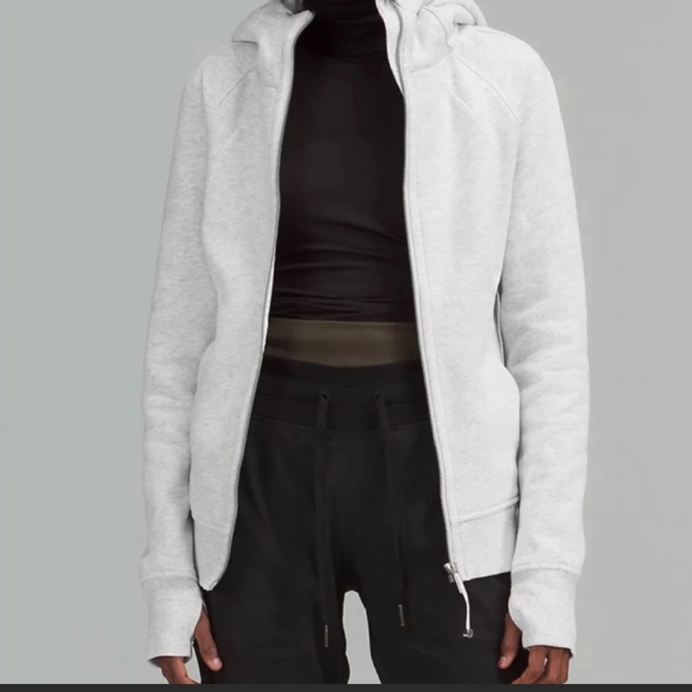 Scuba hoodie light cotton fleece